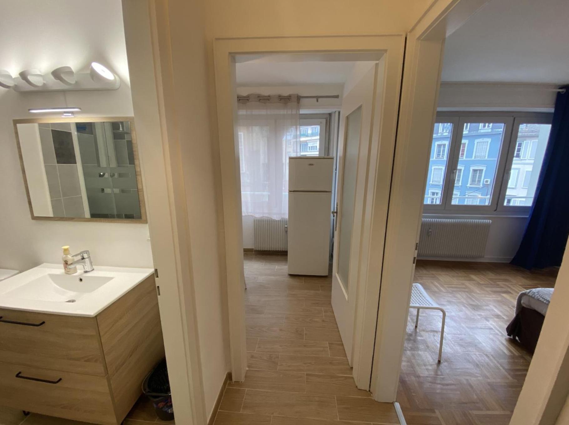 Appartement Gare Strasbourg Avec Parking Buitenkant foto